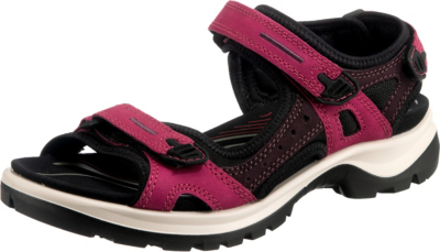 Pre-owned Ecco Neu  Offroad Outdoorsandalen 5739125 Für Damen Braun Rot