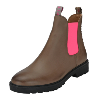 Pre-owned Crickit Neu  Hannah Chelsea Boots 13703191 Für Damen Taupe