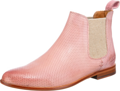 Pre-owned Melvin & Hamilton Neu  Susan 10 Chelsea Boots 17133455 Für Damen Rosa