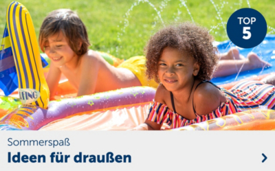 Sommerspaß: Top 5 Ideen für draußen