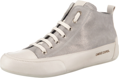 Pre-owned Candice Cooper Neu  Mid-libra Sneakers High 17521666 Für Damen Silber