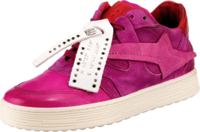 Pre-owned As98 Neu A.s.98 Aszeppa Sneakers Low 17577033 Für Damen Fuchsia