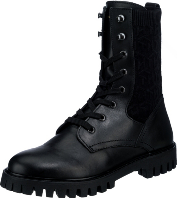 Pre-owned Tommy Hilfiger Neu  Biker Boots 19018837 Für Damen Schwarz