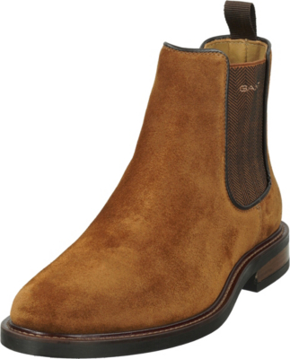 Pre-owned Gant Neu  St Akron Chelsea Boots 19044120 Für Herren Cognac