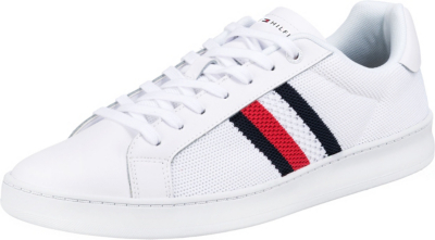 Pre-owned Tommy Hilfiger Neu  Sneakers Low 19361768 Für Herren Weiss Dunkelblau