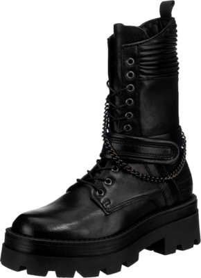 JOLANA & FENENA NEU JOLANA & FENENA J&F CHUNKY LACE-UP BOOTS 19408106 FÜR DAMEN SCHWARZ