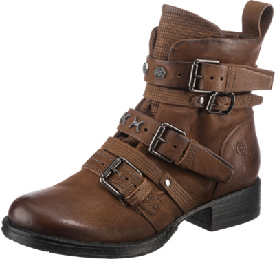 Pre-owned Jolana & Fenena Neu  J&f Biker Boots Mit Schnallen 19408387 Für Damen