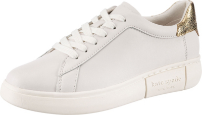 Pre-owned Kate Spade Neu  Lift Sneakers Low 19436179 Für Damen Weiss-kombi