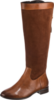 Pre-owned Gerry Weber Neu  Sena 1 38 Klassische Stiefel 19553958 Für Damen Cognac