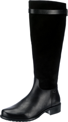 Pre-owned Gerry Weber Neu  Carla 38 Klassische Stiefel 19554020 Für Damen Schwarz