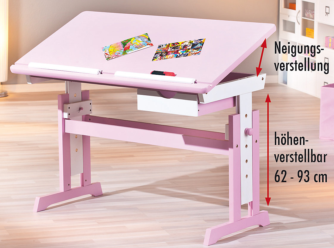 Schreibtisch Rosa Weiß 2021 Schreibtisch Rosa Weiß 2021