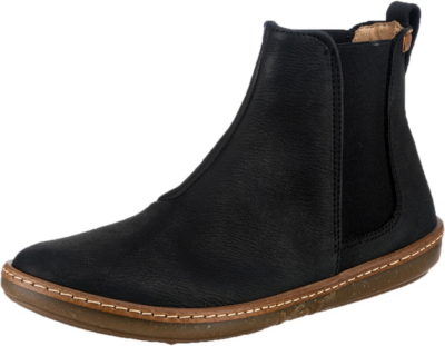 Pre-owned El Naturalista Neu  Coral Chelsea Boots 19919151 Für Damen Schwarz Braun