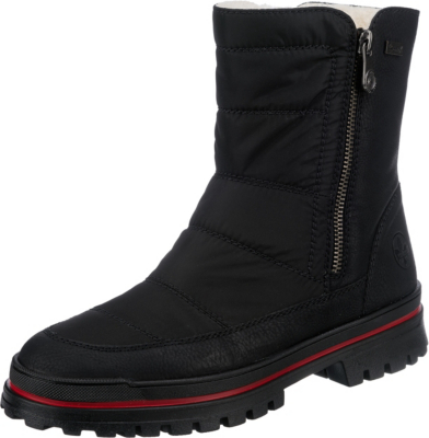 Pre-owned Rieker Neu  Winterstiefeletten 20086742 Für Damen Schwarz