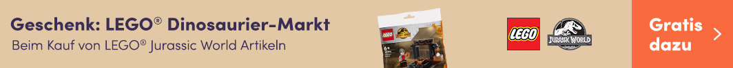 Geschenk: LEGO® Dinosaurier-Markt beim Kauf von LEGO® Jurassic World Artikeln