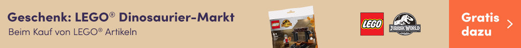 Geschenk: LEGO® Dinosaurier-Markt beim Kauf von LEGO® Artikeln