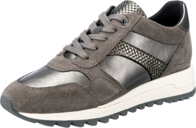 Pre-owned Geox Neu  D Tabelya Sneakers Low 20405709 Für Damen Grau