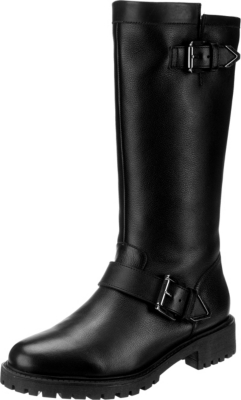 Pre-owned Geox Neu  D Hoara Klassische Stiefel 20405772 Für Damen Schwarz