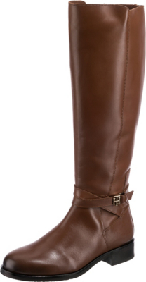 Pre-owned Tommy Hilfiger Neu  Klassische Stiefel 20560032 Für Damen Cognac Schwarz