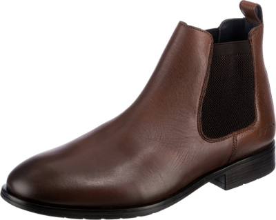 Pre-owned Tommy Hilfiger Neu  Chelsea Boots 20562567 Für Herren Schwarz Cognac