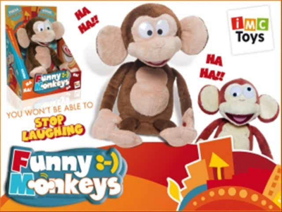 IMC Toys Fufris Der Verrückter Affe Plüsch mit Sound Crazy Monkey Plusch NEU NEW 