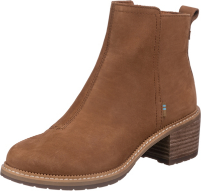 Pre-owned Toms Neu  Marina Klassische Stiefeletten 20832485 Für Damen Cognac