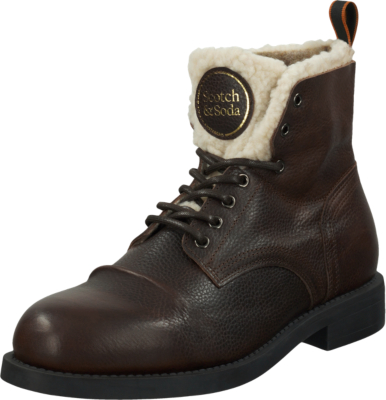 Pre-owned Scotch & Soda Neu  Coltan Schnürstiefeletten 20907984 Für Herren