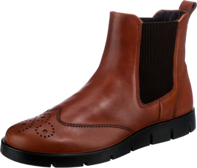 Pre-owned Ecco Neu  Bella Chelsea Boots 20976136 Für Damen Cognac