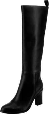 Pre-owned Buffalo Neu  Shirly Klassische Stiefel 21511448 Für Damen Schwarz Creme