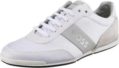 Pre-owned Hugo Boss Neu Boss Saturn Lowp Nylg Sneakers Low 21540589 Für Herren