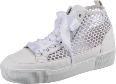 Pre-owned Hogl Neu Högl Soho Sneakers High 22223327 Für Damen Weiss