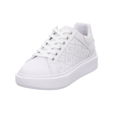 Pre-owned Guess Neu  Ivee Sneakers Low 23694742 Für Damen Schwarz Rosa Weiss