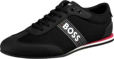 Pre-owned Hugo Boss Neu Boss Rusham_lowp_mlsp Sneakers Low 23970681 Für Herren Schwarz