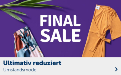 20 % Extra-Rabatt auf Sommermode für Schwangere oder 25% in der App