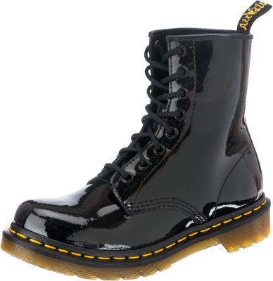 Pre-owned Dr. Martens' Neu Dr. Martens 1460 W Schnürstiefeletten 6945866 Für Damen Schwarz Blau