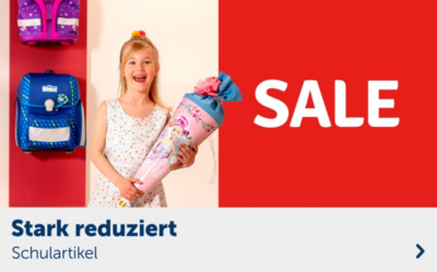 Schulartikel stark reduziert