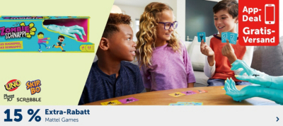 15 % Extra-Rabatt auf Mattel Games