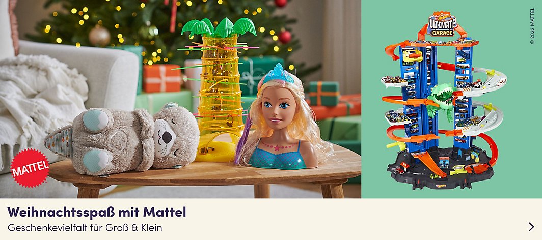 Weihnachtsspaß mit Mattel