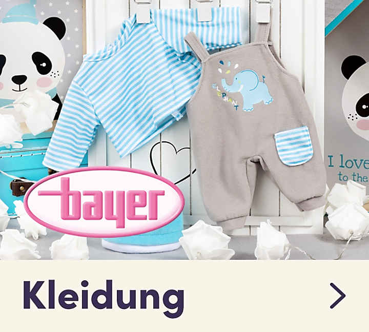 Bayer Puppenkleidung