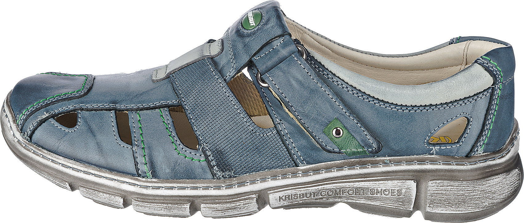 Neu Krisbut 4760-4-1 Offene Halbschuhe 5770432 für für für Herren blau hellgrau 5e50e8 Neu Krisbut 4760-4-1 Offene Halbschuhe 5770432 für für für Herren blau hellgrau 5e50e8