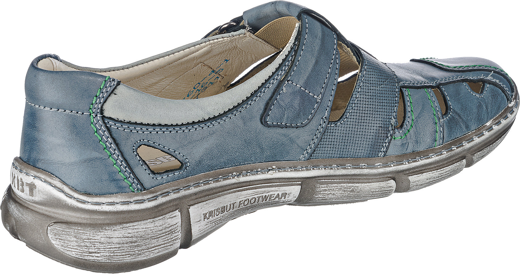 Neu Krisbut 4760-4-1 Offene Halbschuhe 5770432 für für für Herren blau hellgrau 5e50e8 Neu Krisbut 4760-4-1 Offene Halbschuhe 5770432 für für für Herren blau hellgrau 5e50e8