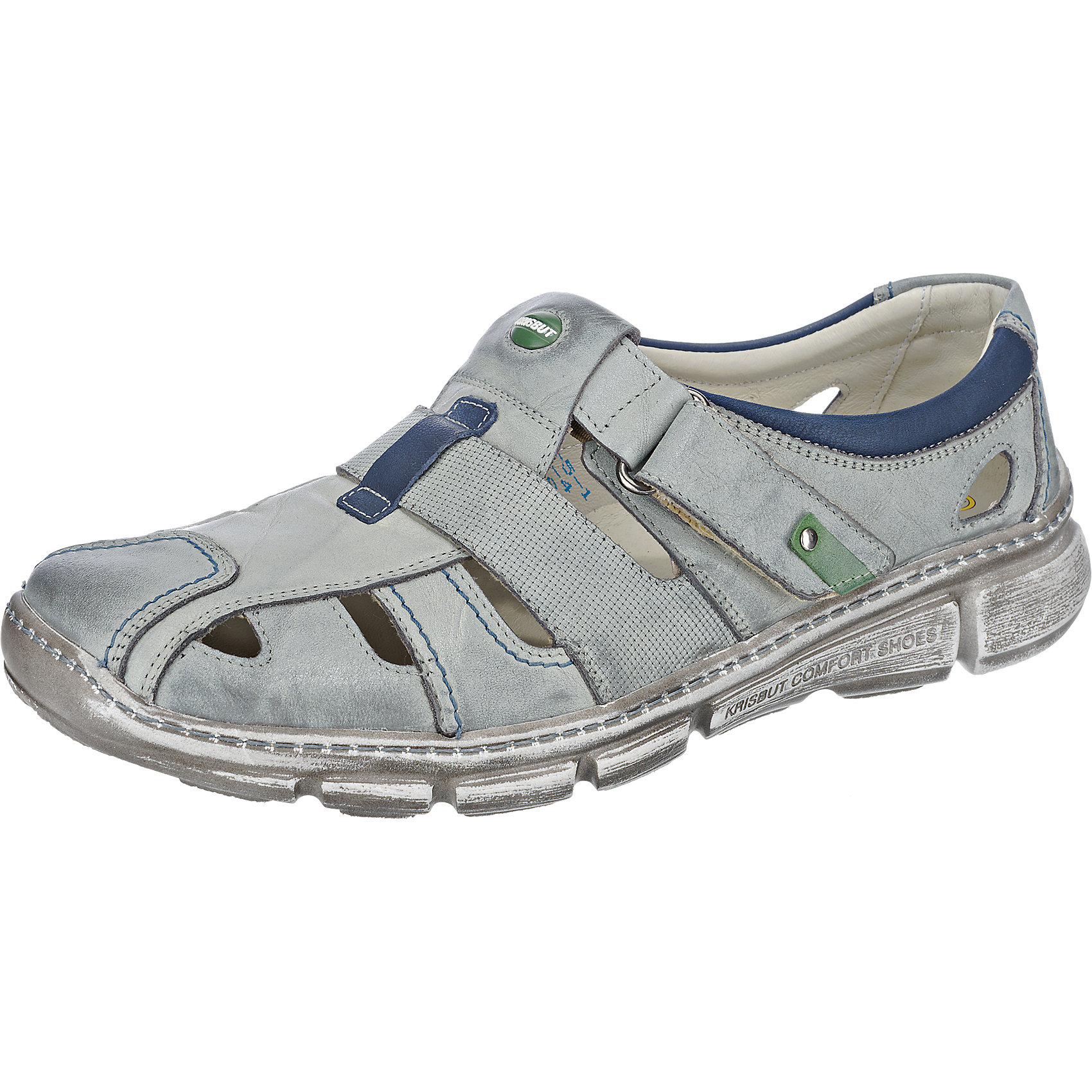 Neu Krisbut 4760-4-1 Offene Halbschuhe 5770432 für für für Herren blau hellgrau 5e50e8 Neu Krisbut 4760-4-1 Offene Halbschuhe 5770432 für für für Herren blau hellgrau 5e50e8