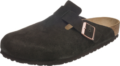 Pre-owned Birkenstock Neu  Boston Veloursleder Weichbettung Pantoletten Normal 7390488