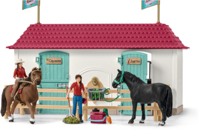 Neu SCHLEICH 42416 Horse Club Großer Pferdehof mit