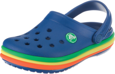 rainbow crocs with fur