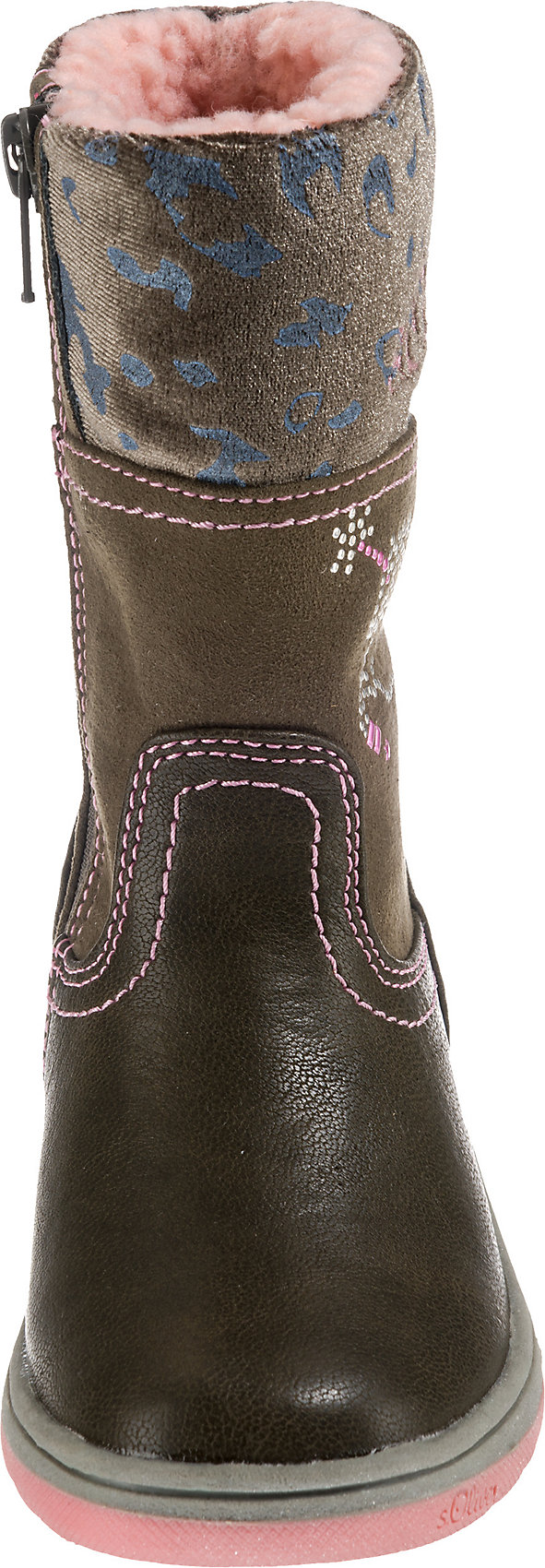 Neu s.Oliver Winterstiefel für Mädchen, TEX, Einhorn 8510160 s.Oliver, Winterstiefel für Mädchen, TEX, Einhorn, grün