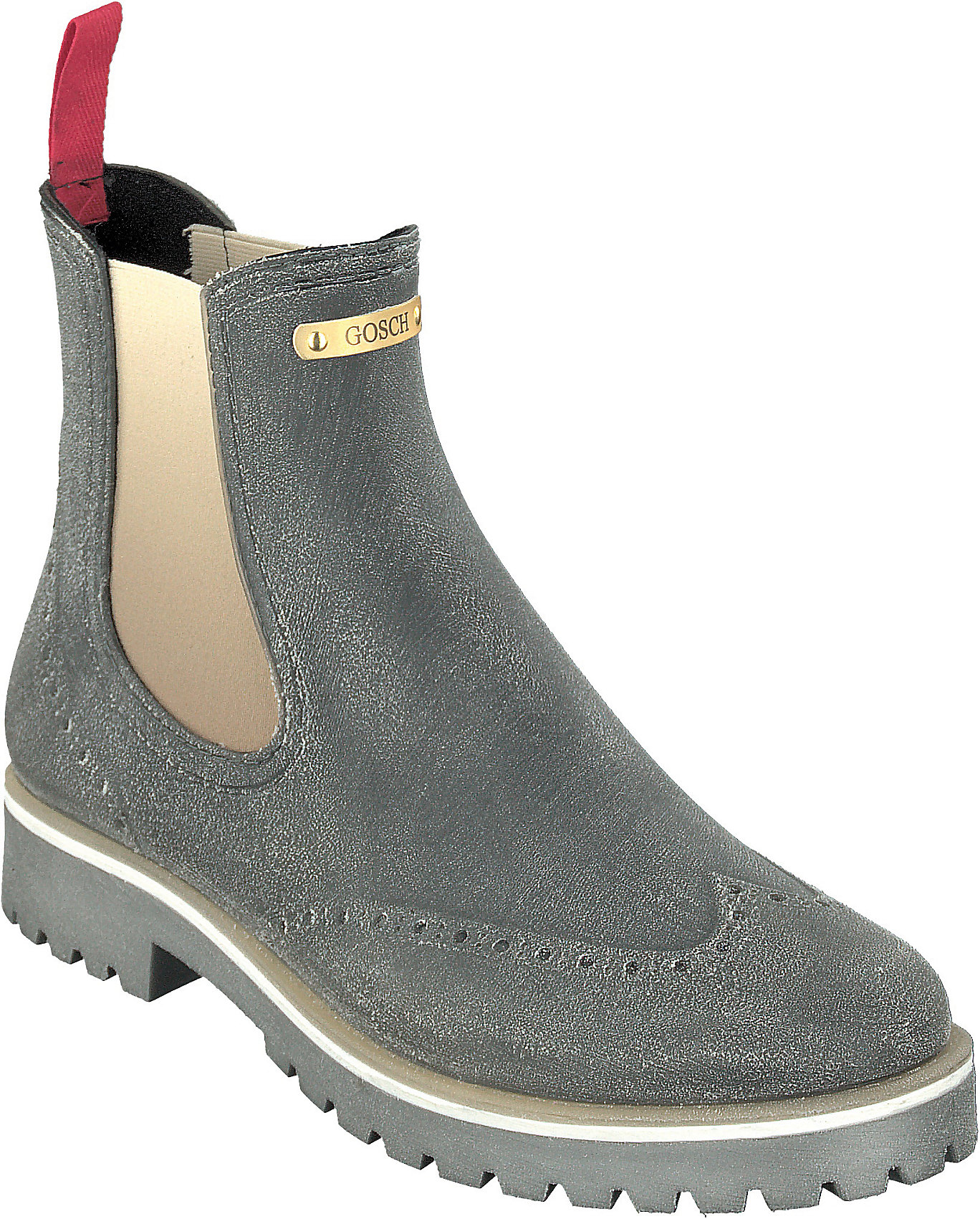 Neu GOSCH Sylt Chelsea Boots 8500200 für Damen anthrazit Neueste GOSCH SYLT Damen Schuhe Chelsea Boots Pflaume Zu