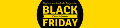Black Shoppingdays Countdown